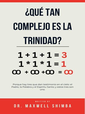 cover image of ¿Qué tan complejo es la Trinidad?